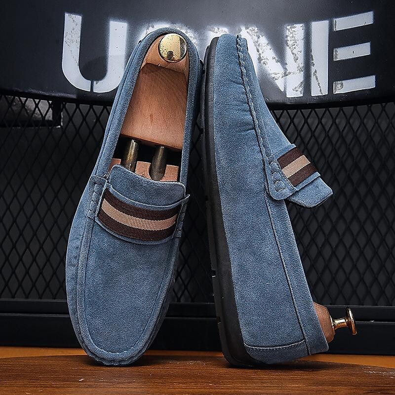 doudou shoes men's 2022 summer new casual lazy shoes all-match set feet soft bottom breathable loafers cross-border men's shoes