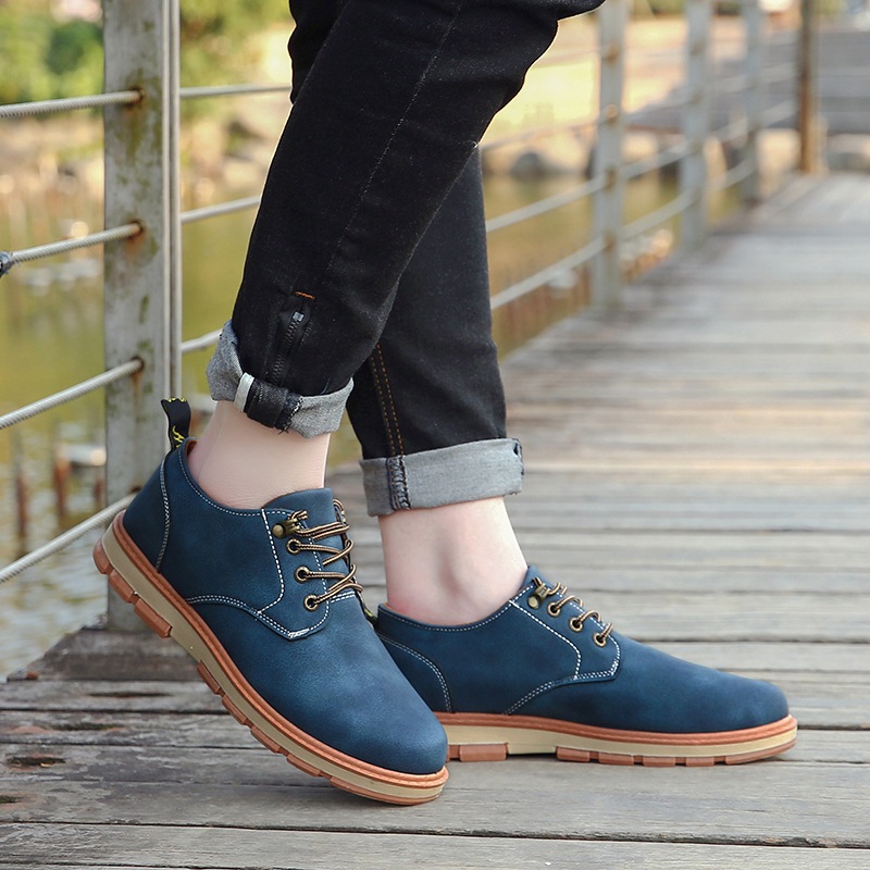 Men's Casual PU Leather Shoes Business Workwear Shoes