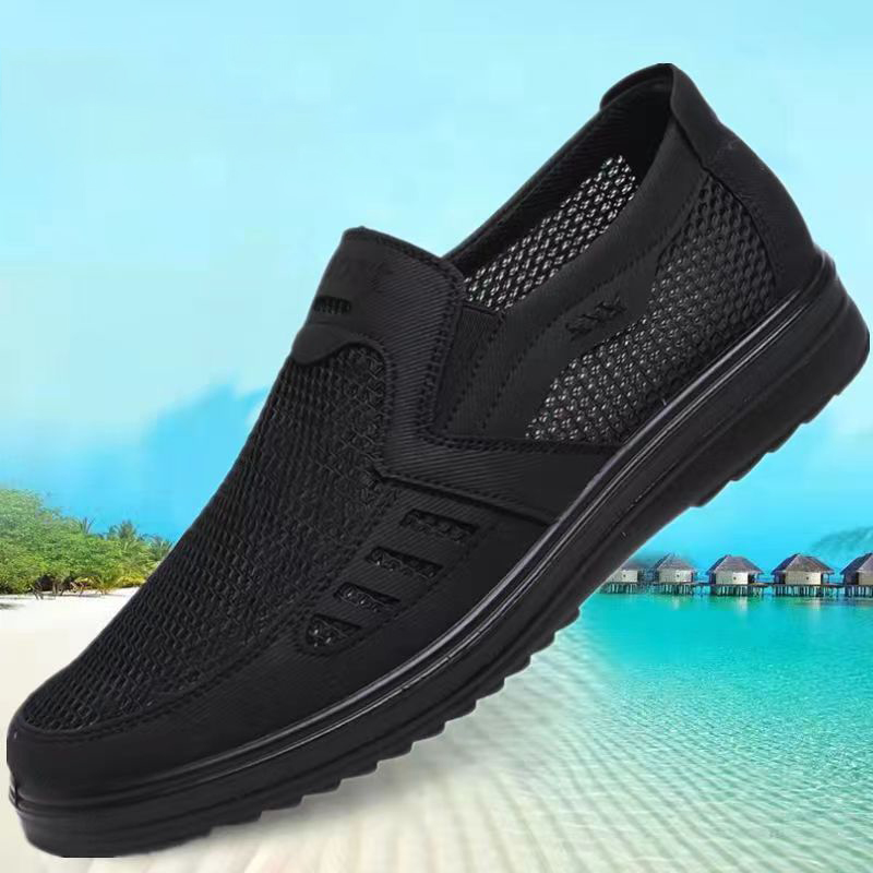 men's breathable soft bottom non-slip cloth shoes