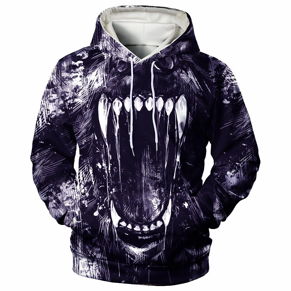 Men's Hoodie Sweatshirt Graphic Prints Casual Hoodies Streetwear 