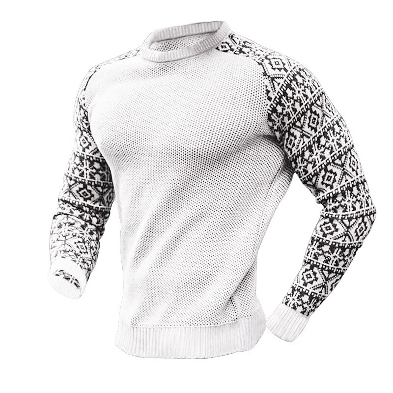 Men's Crew Neck Street Daily Patchwork Long Sleeve Tops 