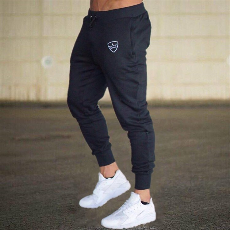 Men's Solid Color Pocket Drawstring Breathable Joggers Sweatpants