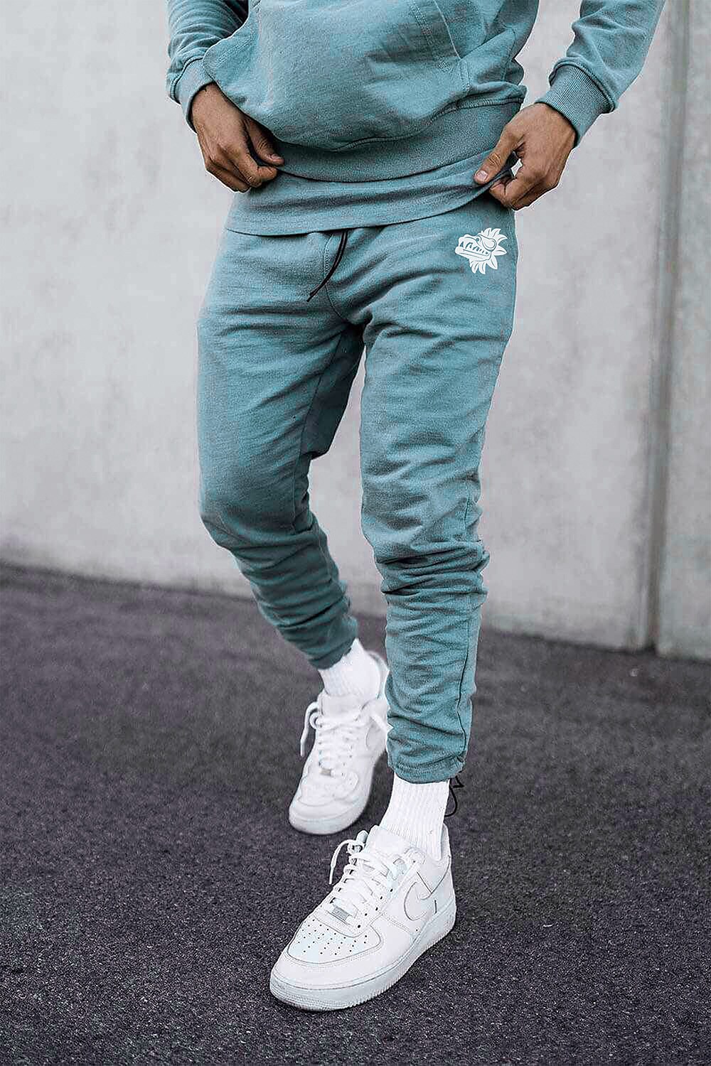 Men's Side Pockets Athleisure Breathable Soft Fitness Sweatpants