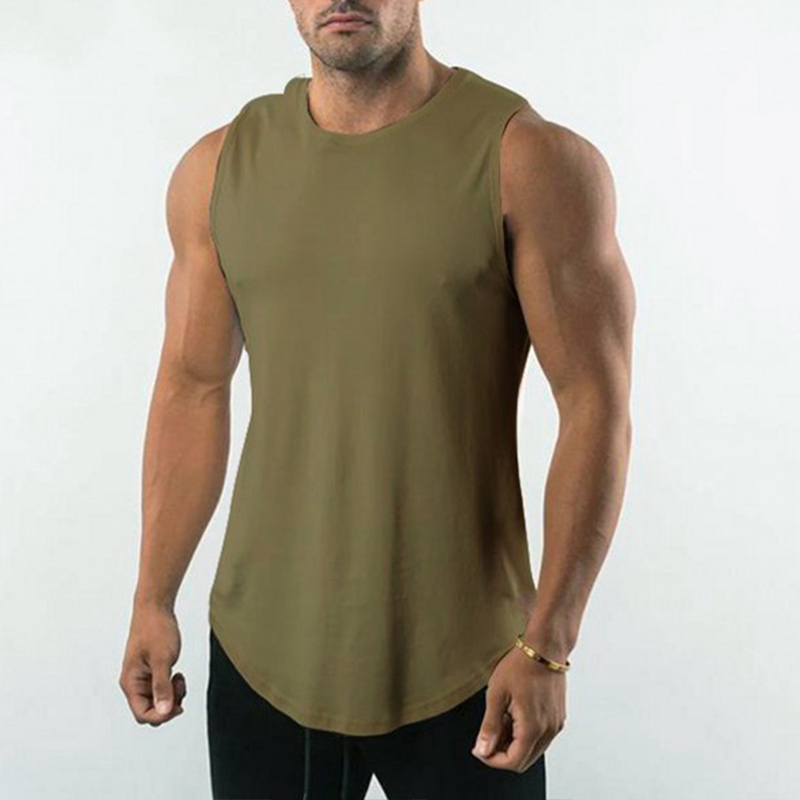 Men's Tank Top Solid Colored Crew Neck  Sleeveless  Fashion Simple Comfortable