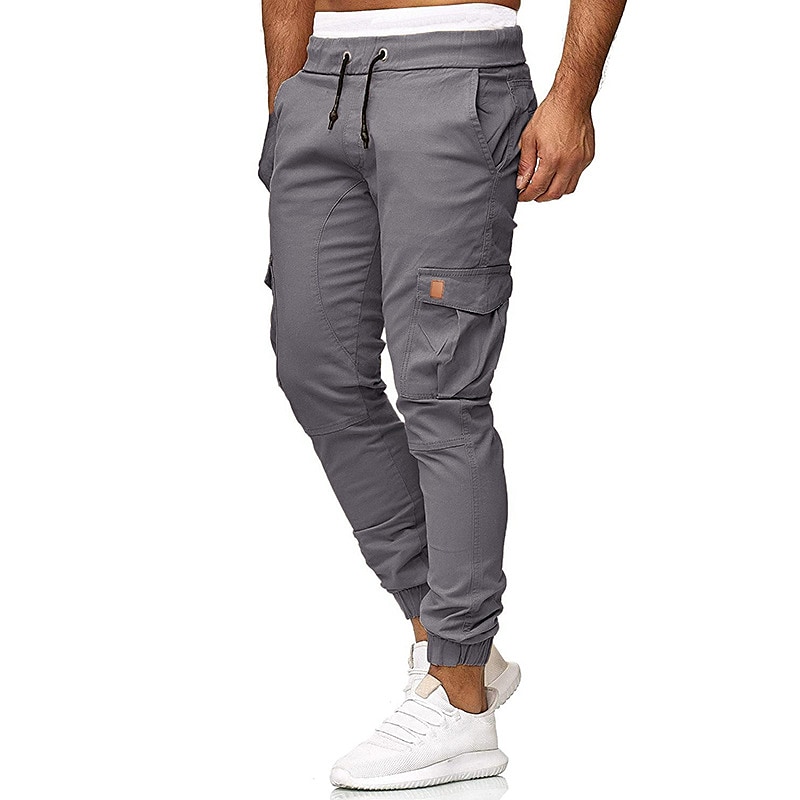 Men's Casual Trousers Solid Color Pants