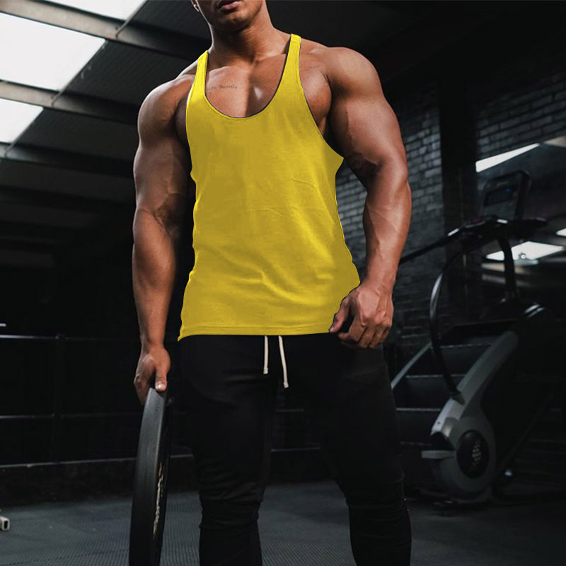 Men's Running Tank Top Gym Sleeveless Top Breathable Quick Dry Lightwe