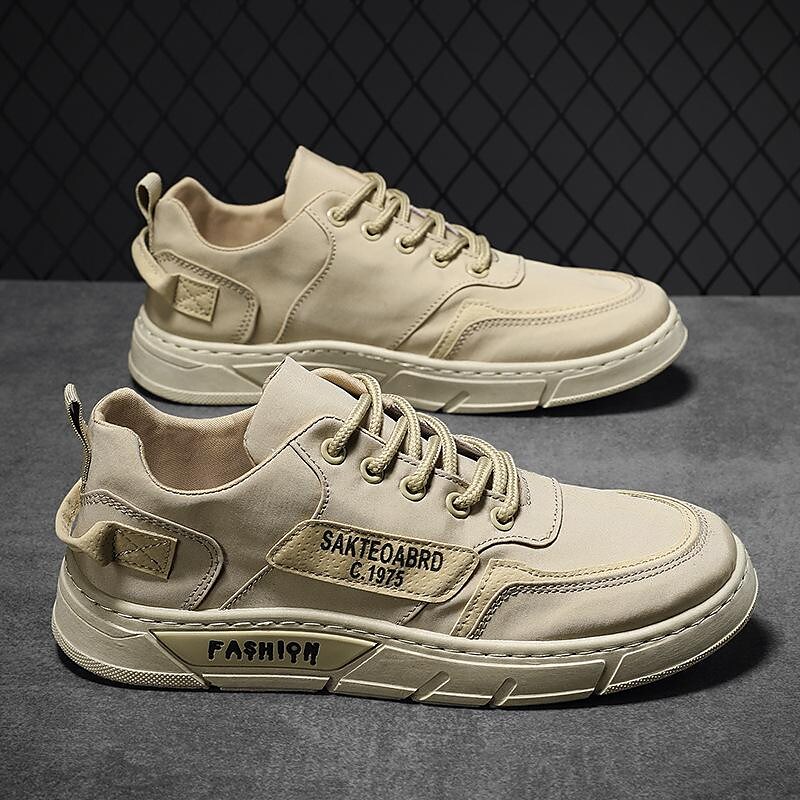 2022 spring new breathable men's shoes korean version trend men's sneakers umbrella canvas shoes all-match sports casual shoes