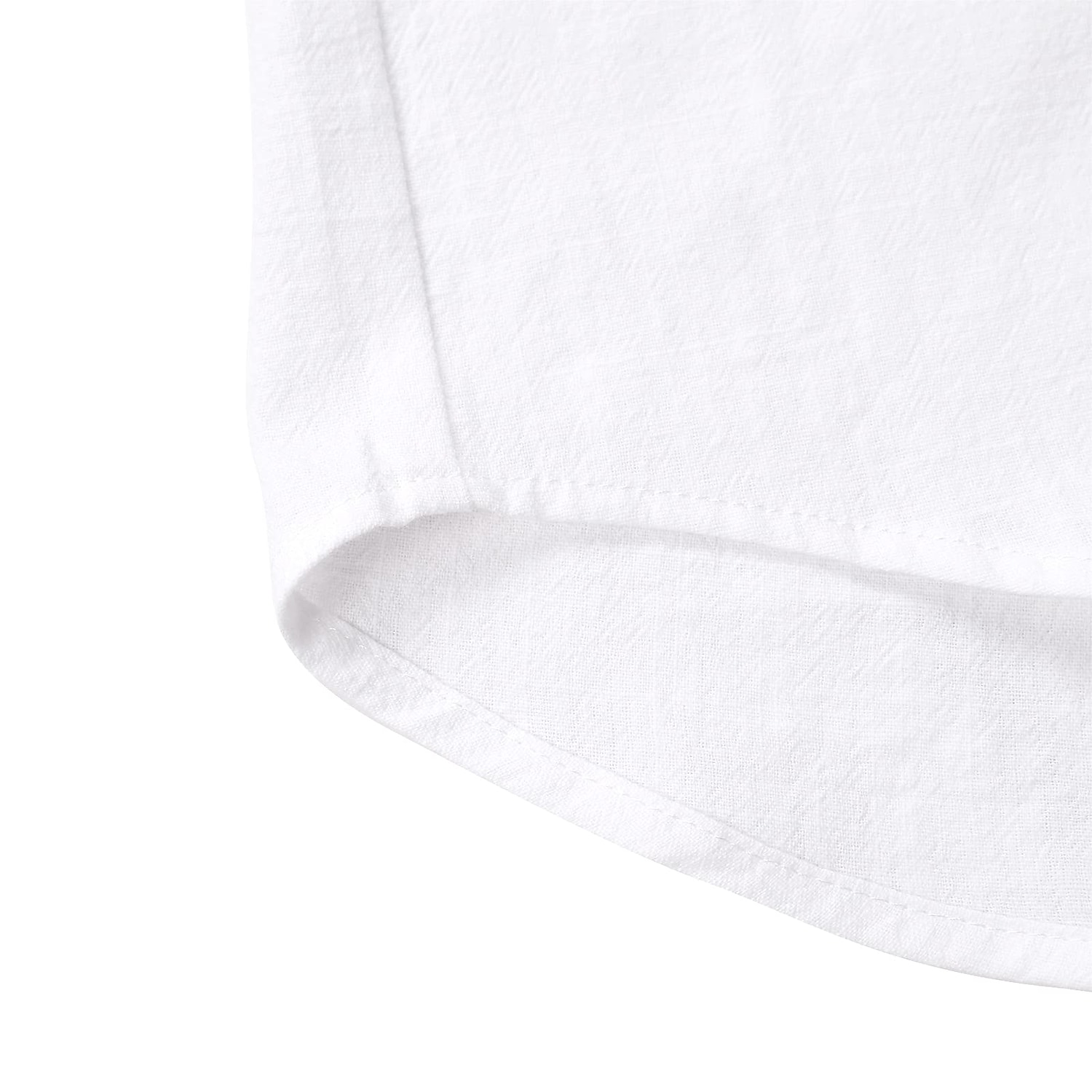 Men's Solid Colored Collar Button Down Short Sleeve Tops 