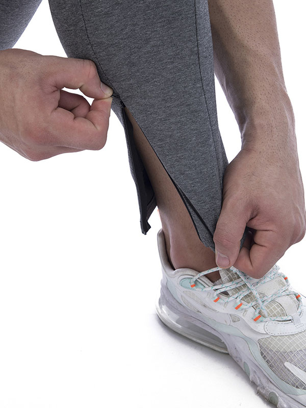 Men's Pocket Drawstring Solid Color Full Length Micro-elastic Pant