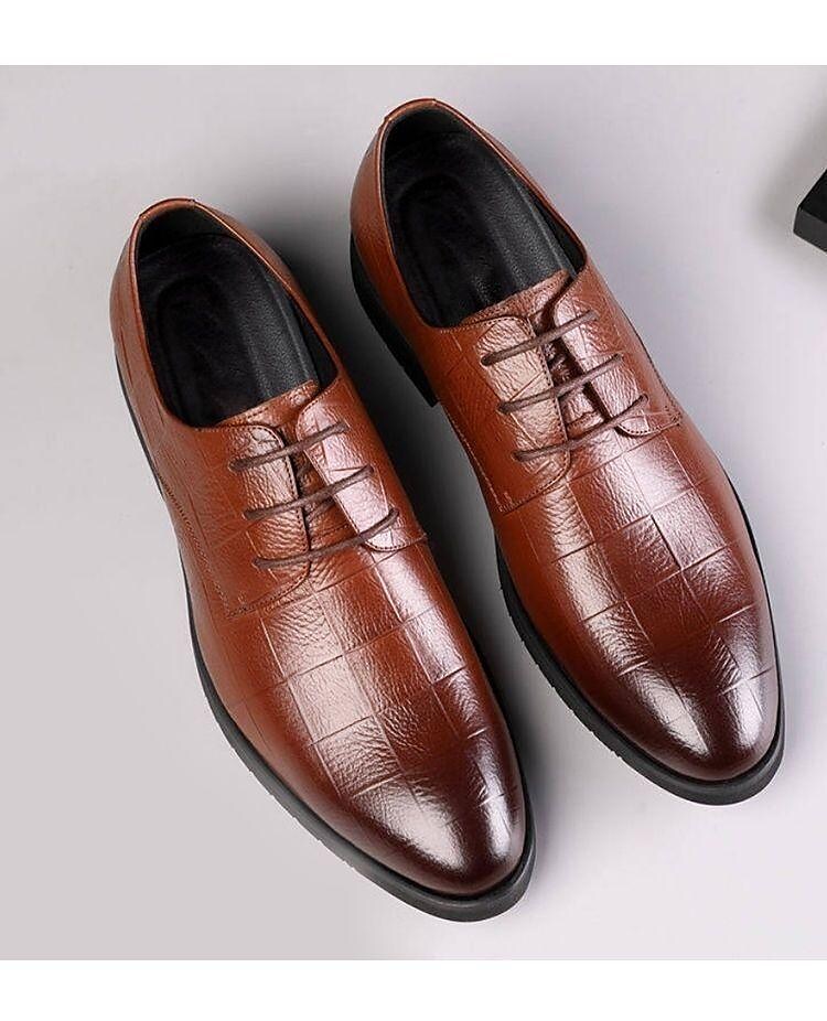 new leather men's business formal leather shoes men's factory direct sales casual all-match warm inner heightened pointed wedding shoes