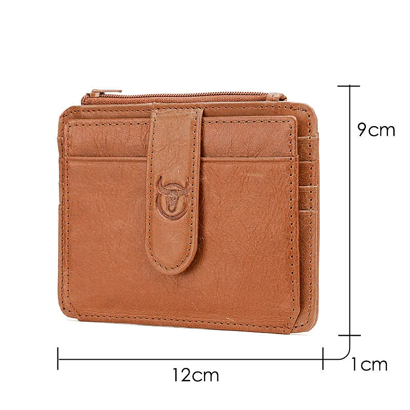 men's bi-fold leahter wallet cowhide men's multi-card card holder business bank credit card case leather driver's license card holder