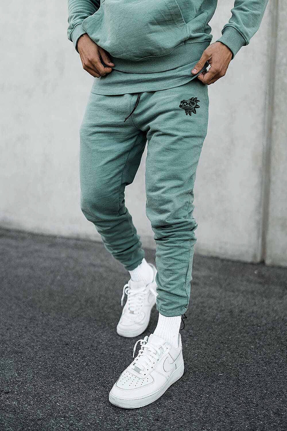 Men's Side Pockets Athleisure Breathable Soft Fitness Sweatpants