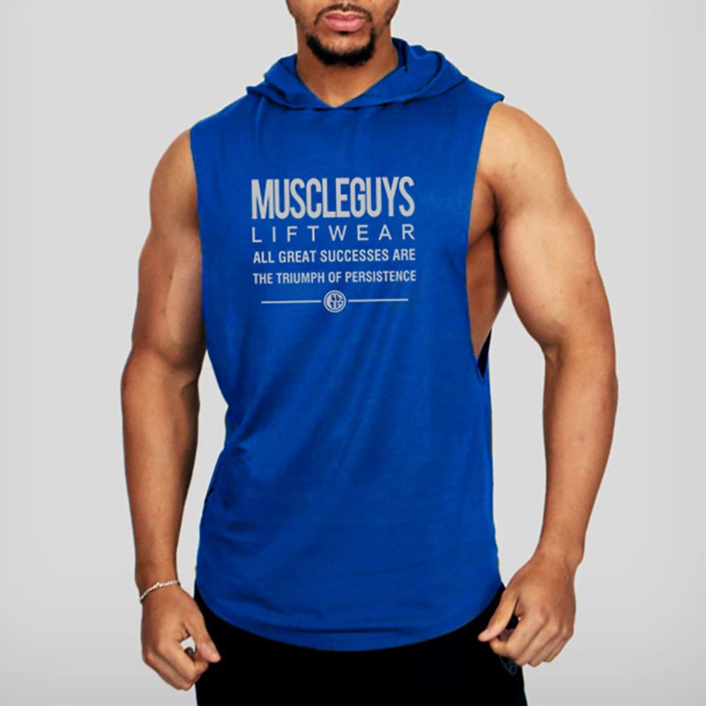 Men's Tank Top Running Sleeveless Vest / Gilet Athletic Cotton Breathable Soft Sweat wicking Fitness Jogging Sportswear