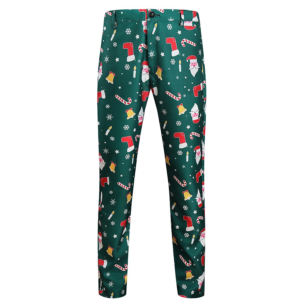 Men's Christmas Gift Outdoor Rainbow Inelastic Full Length Pants