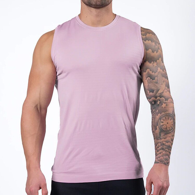 Men's Running Tank Top Sleeveless Base Layer Athletic Breathable Quick