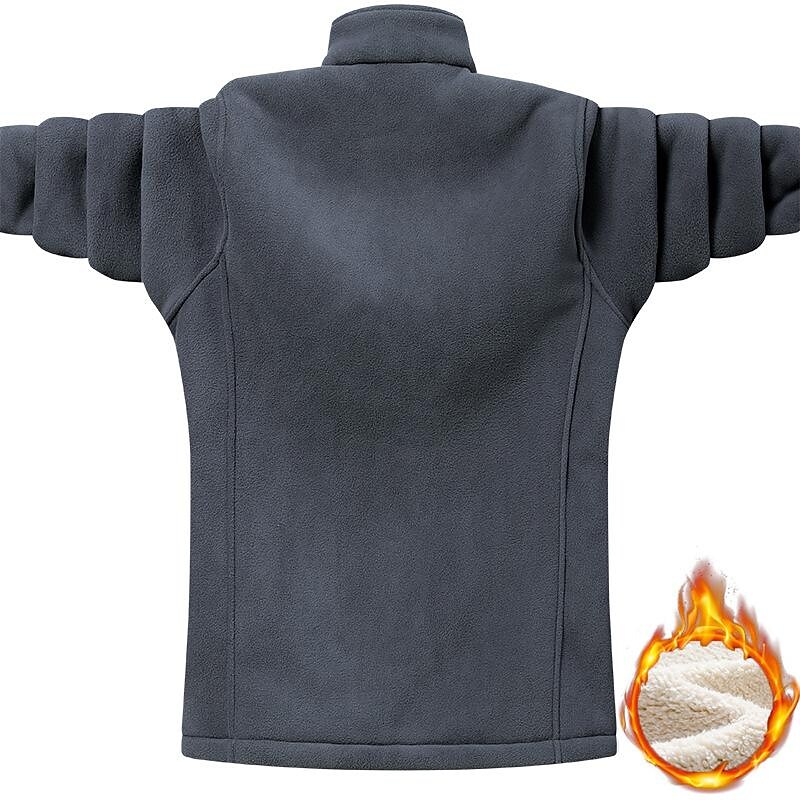 autumn and winter new couples wear polar fleece jacket loose fleece sweater outdoor thickened fleece fleece men's jacket