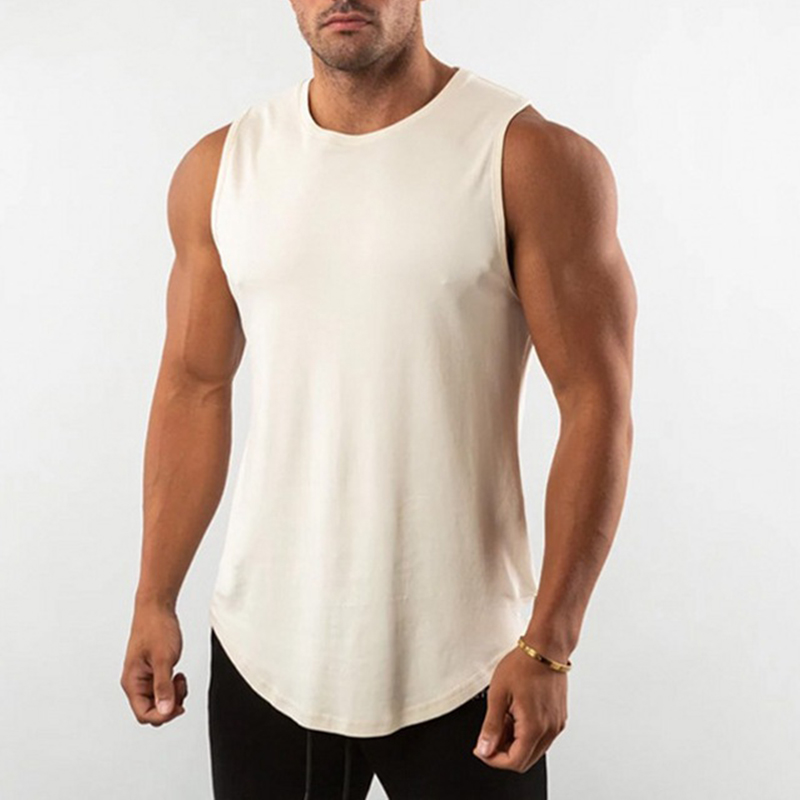 Men's Tank Top Solid Colored Crew Neck  Sleeveless  Fashion Simple Comfortable