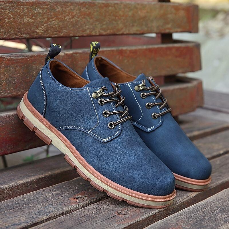 g10 new big leather shoes british men's shoes tooling shoes men's business casual shoes retro thick bottom men's tide shoes