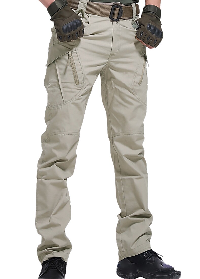 Men's Cargo Pants Work Pants Tactical Pants Military Summer Outdoor Ripstop Windproof Breathable Quick Dry Bottoms 9 Pockets 