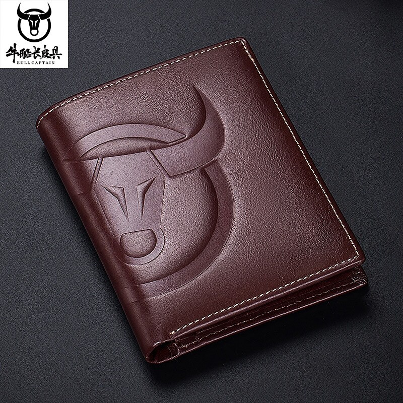 captain cattle leather purse