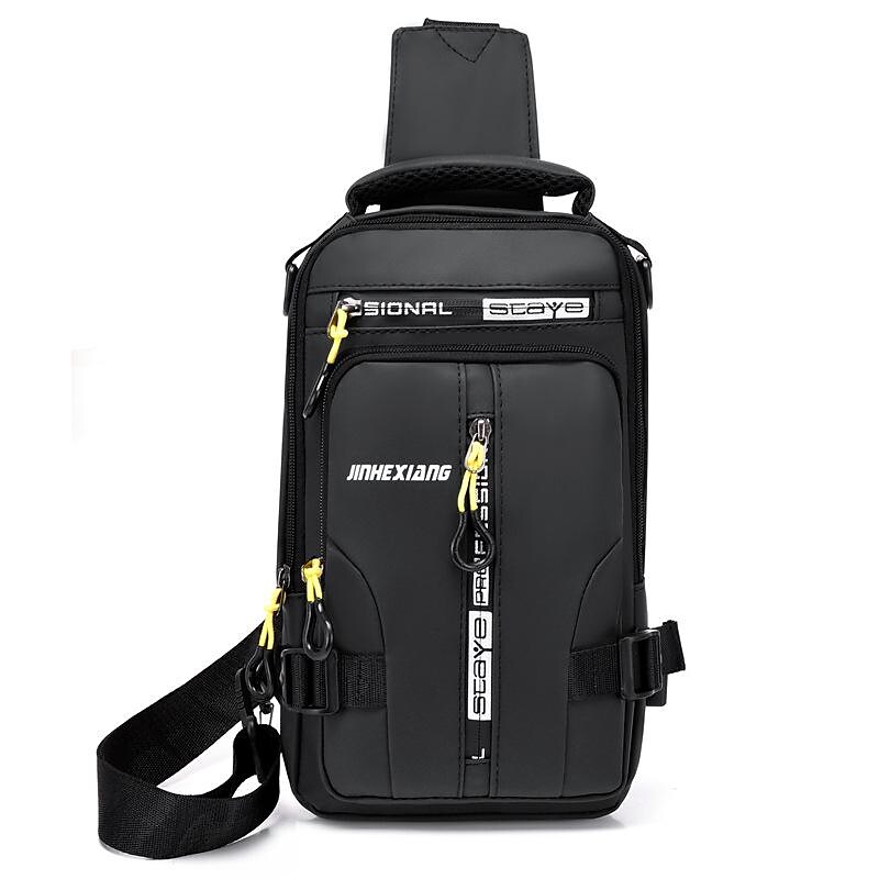 Chest Pack Men's Casual Oxford Cloth Shoulder Small Backpack