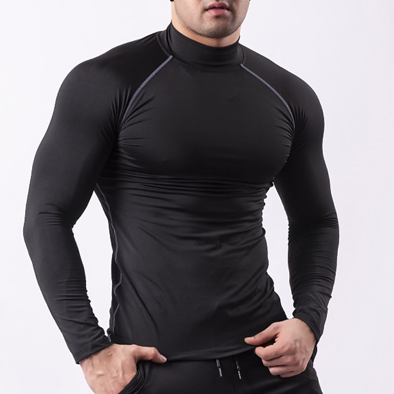 Men's T shirt Tee Striped Round Neck Black and Red Black / Red Black / Gray Black Black / Red Sports Vacation Clothing Apparel Sportswear