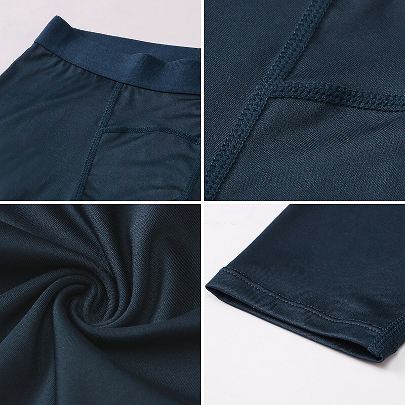 Men's Running Tights Leggings Base Layer Athletic Breathable Quick Dry Moisture Wicking Fitness Gym Workout Running Sportswear