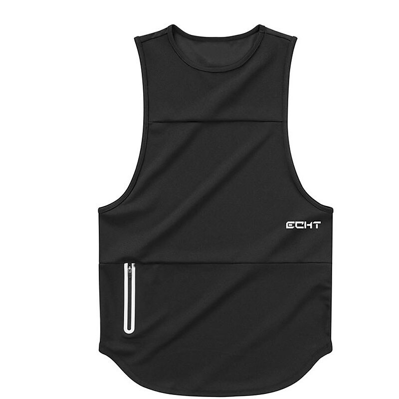 Men's Undershirt Letter Graphic Prints Crew Neck Daily Sports Sleevele