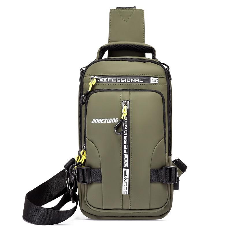 Chest Pack Men's Casual Oxford Cloth Shoulder Small Backpack