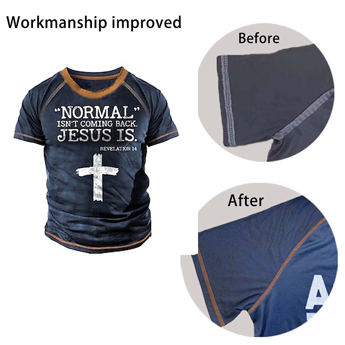 Men's 3D Print Graphic Patterned Letter Crew Neck Short Sleeve Tops 