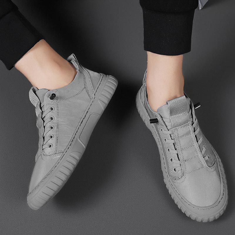 Breathable thin slip-on casual canvas shoes