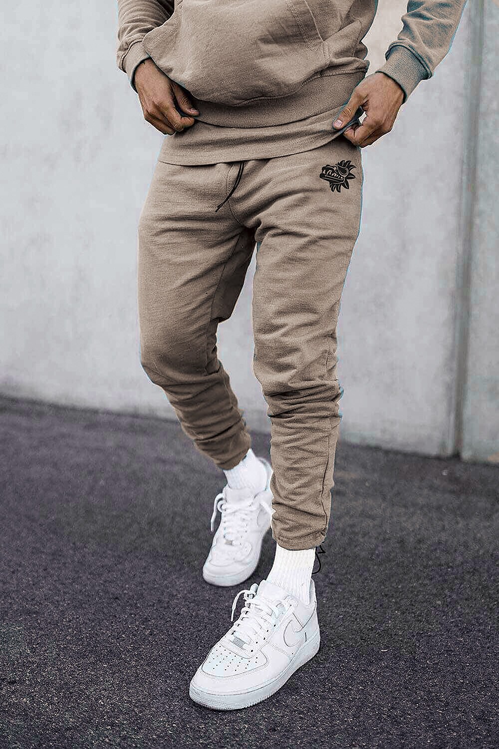 Men's Side Pockets Athleisure Breathable Soft Fitness Sweatpants