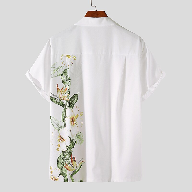 Men's Hawaiian Shirt Graphic Prints Beach Turndown Casual Holiday Shor