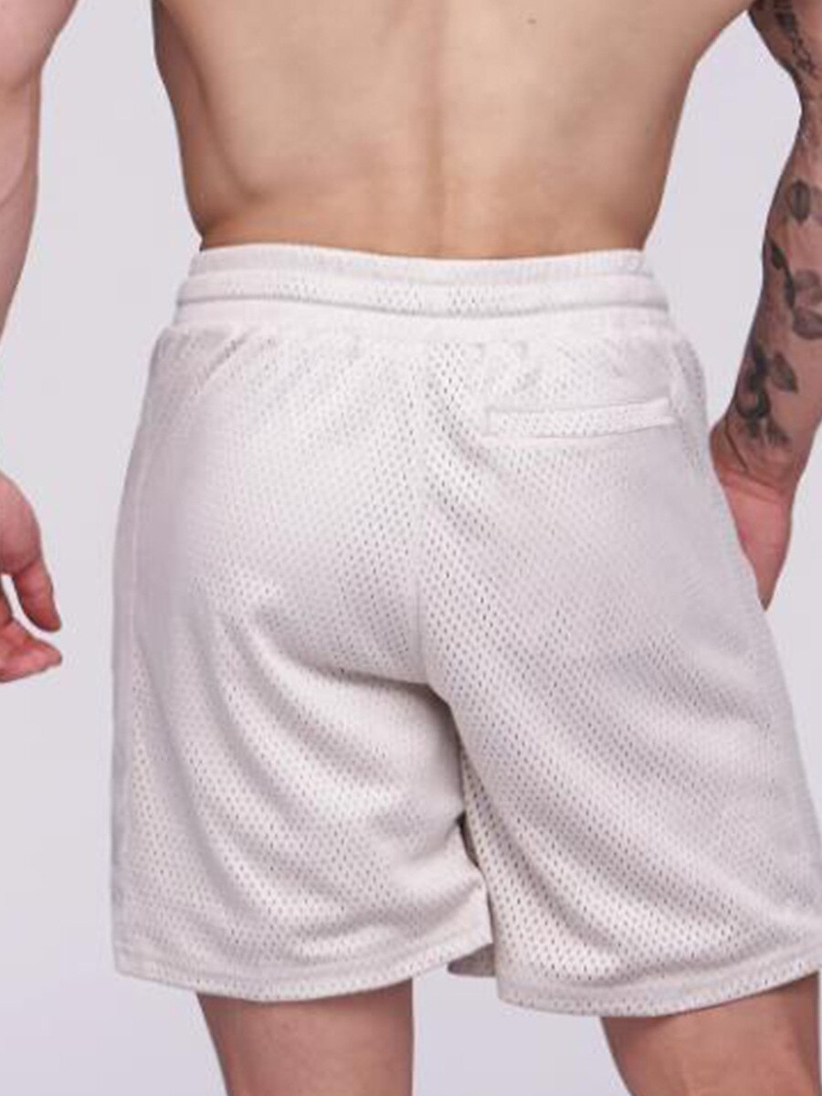 Men's Basketball Gym Shorts Drawstring Athletic Breathable Quick Dry Moisture Wicking Fitness Running Sportswear 