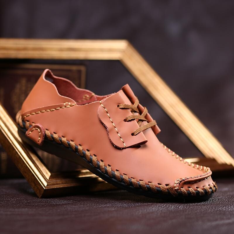 cross-border large size leather shoes casual fashion single shoes men's shoes men's leather men's 46 yards 50 yards
