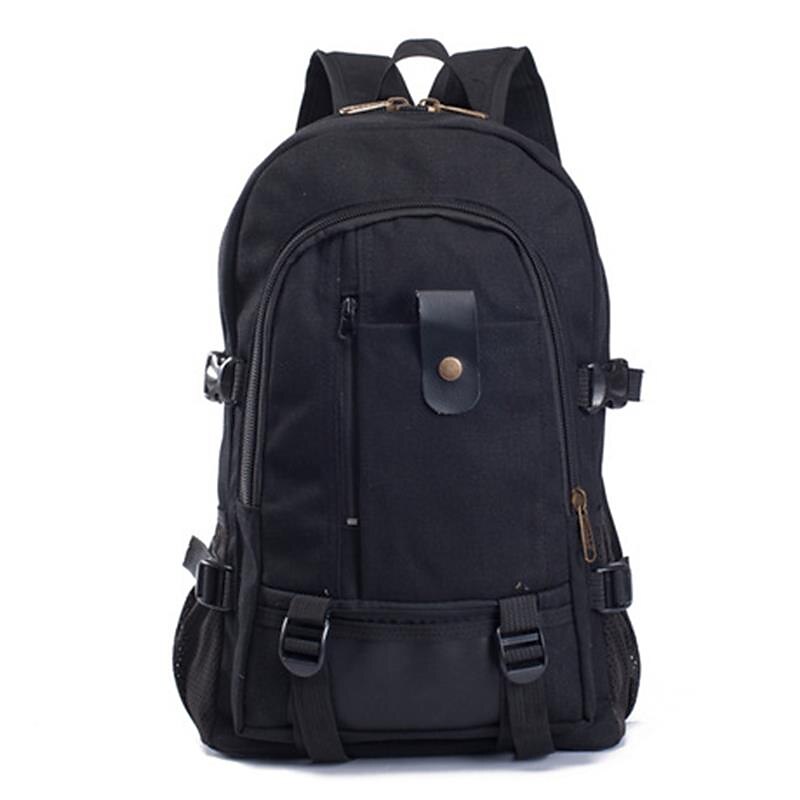 Men Canvas Large Backpack Rucksack Work Sports Travel Hiking Boys College  Bag