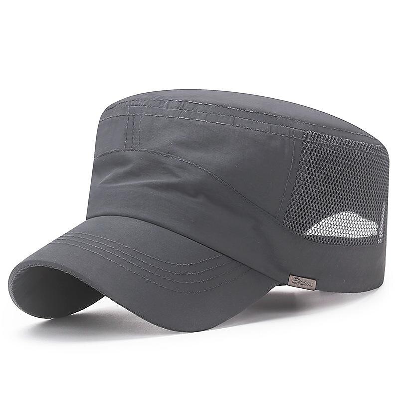 Women and Men's Cap Basic Everyday Outdoor Style Hat Trucker Dad Flat Top Adjustable Classic Mesh Breathable Baseball Cap