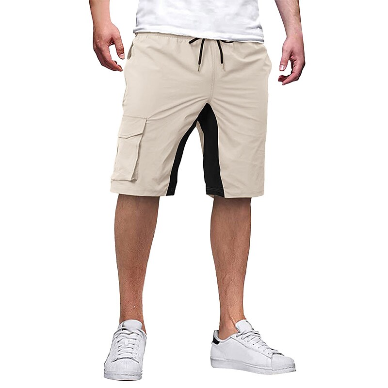 Men's Cargo Shorts Casual Shorts Pocket Plain Comfort Breathable Outdoor Daily Going out Casual Shorts 