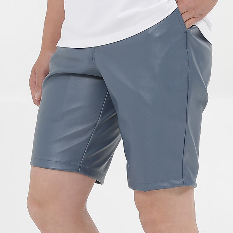 Men's Outdoor Casual Fashion Vacation Breathable Comfortable Light Plain Pocket Long Shorts