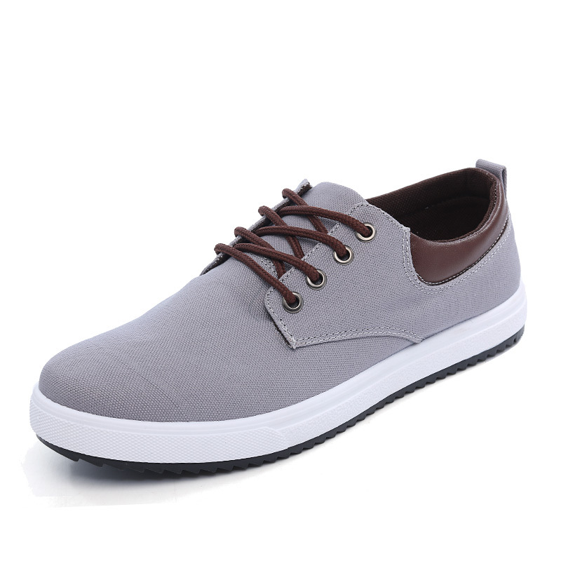 supply foreign trade large size men's shoes spring and autumn canvas shoes trend low-top breathable casual men's cloth shoes