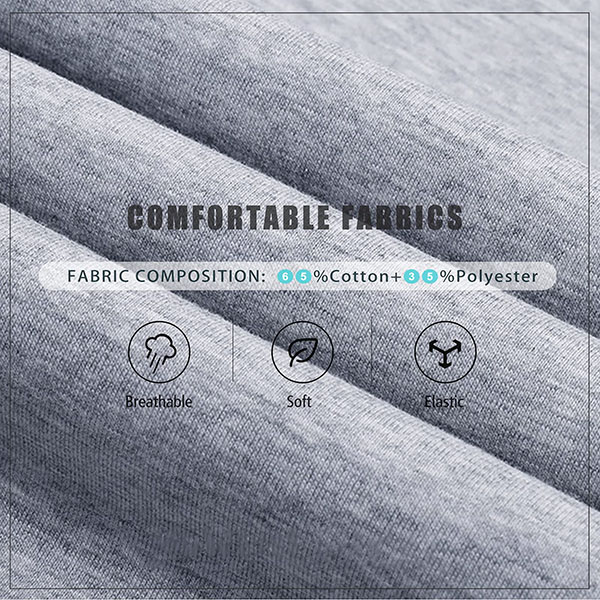 Men's Solid Color Pocket Drawstring Breathable Joggers Sweatpants