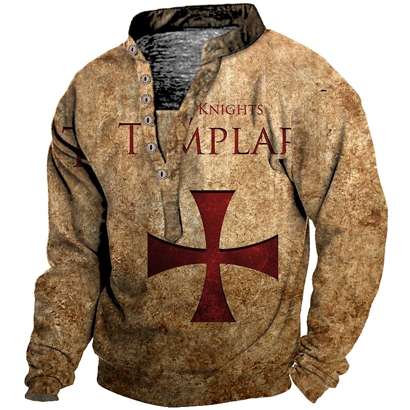 Men's Letter Turndown Vacation Work Tops