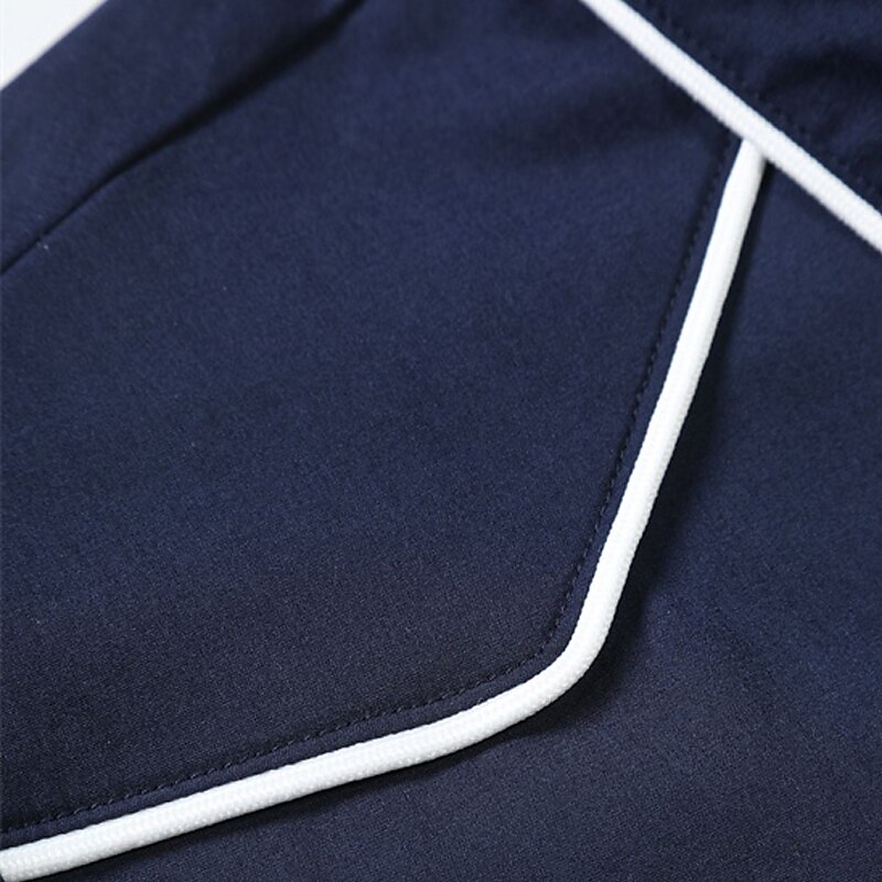 Men's Button Up Casual Summer Shirt Long Sleeve Color Block Lapel Daily Vacation Clothing Casual Comfortable Top