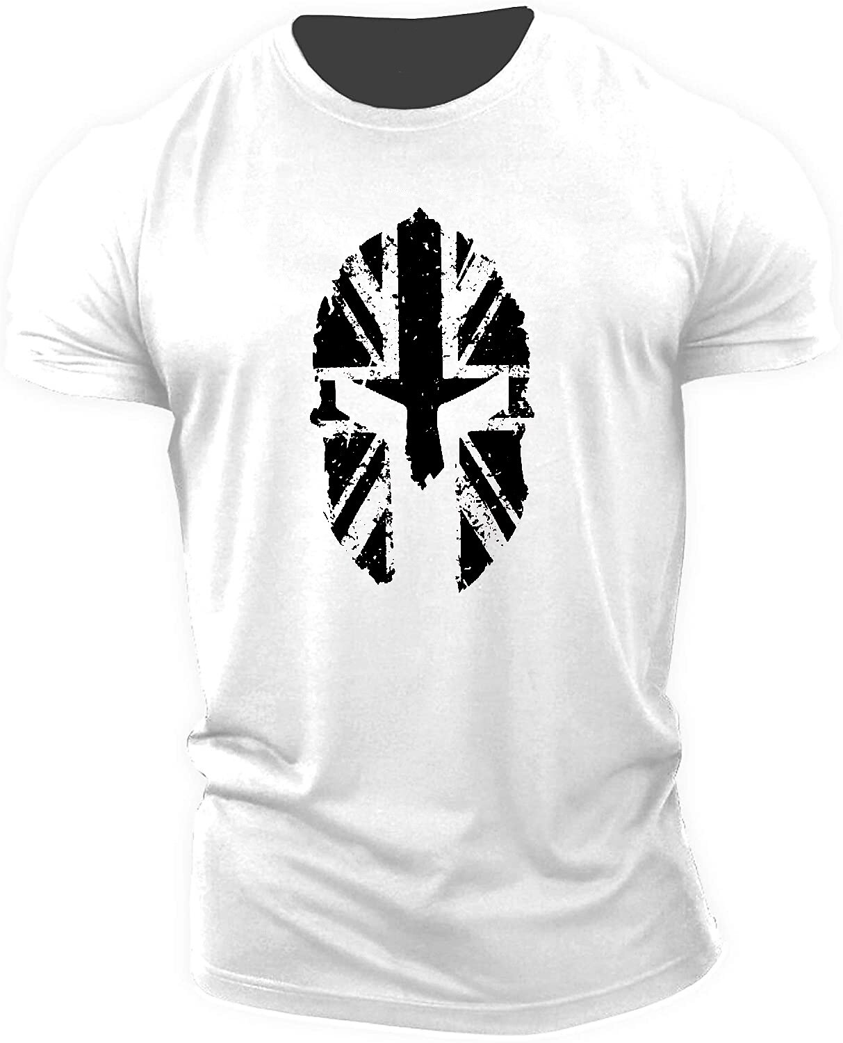 Men's Workout Shirt Running Shirt Short Sleeve Tee Tshirt Athletic Cotton Breathable Moisture Wicking Soft Fitness Gym Workout Running Sportswear Activewear Graphic