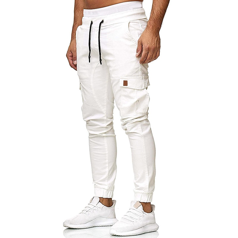 Men's Casual Trousers Solid Color Pants