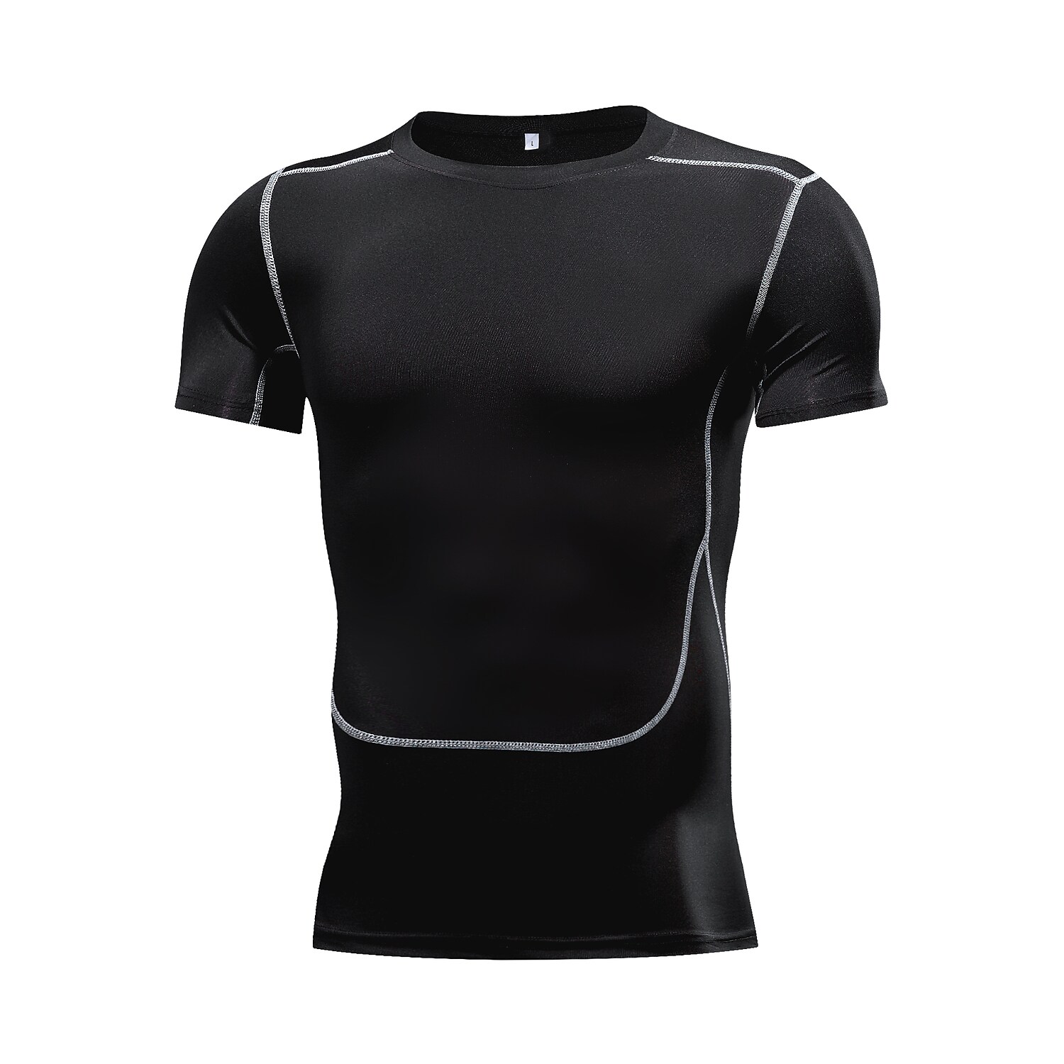 Men's Compression Cycling Jersey Short Sleeve Compression Athletic Breathable Compression Sweat wicking Fitness Gym Workout Running Sportswear