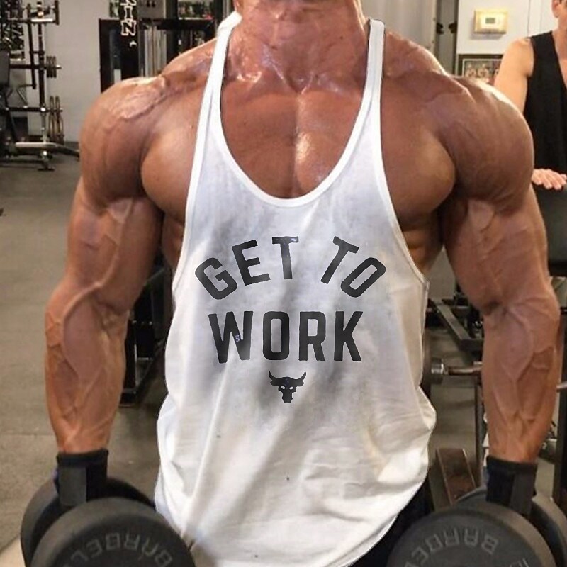 Men's Running Tank Top Gym Tank Top Sleeveless Athletic Breathable Moi