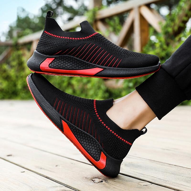 men's shoes men's 2022 shoes men's wholesale summer new sports shoes casual shoes trend shoes flying knitting korean version breathable