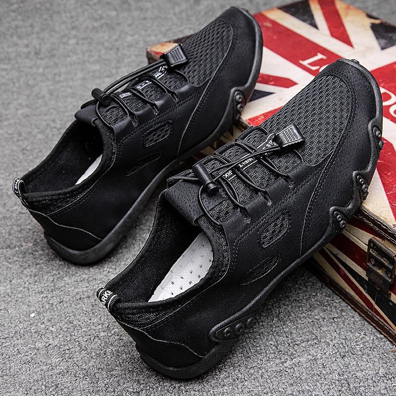 2022 new mesh shoes men's spring breathable men's shoes all-match sneakers trend sports shoes men's flying woven casual shoes