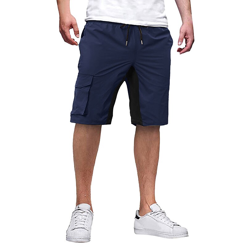 Men's Cargo Shorts Casual Shorts Pocket Plain Comfort Breathable Outdoor Daily Going out Casual Shorts 